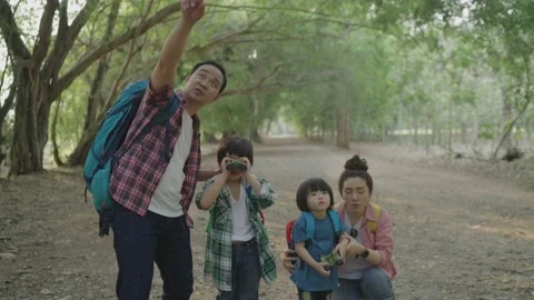 Learning nature of children Stock Footage 158433380