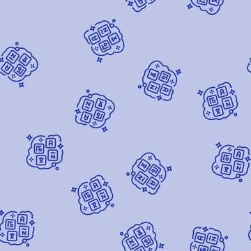 Learning new language dream line seamless pattern Stock Illustration