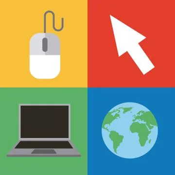 Learning online education 스톡 일러스트