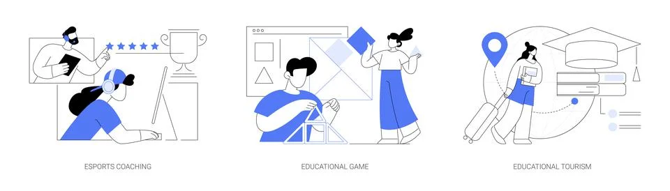 Learning opportunity abstract concept vector illustrations. Stock Illustration