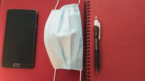 Learning or remote work in quarantine.  Stock Photos