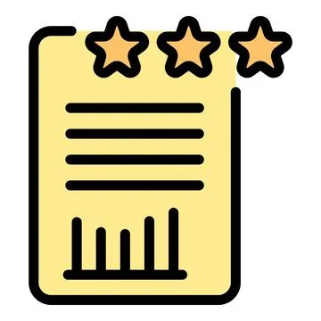 Learning paper icon vector flat Illustrazione stock