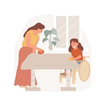 Learning practical skills isolated cartoon vector illustration. Stock Illustration