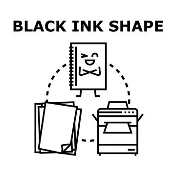 Learning process involving documents, printing, and education Stock Illustration