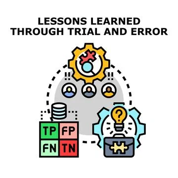 Learning process through analytics, solutions, and teamwork イラスト素材