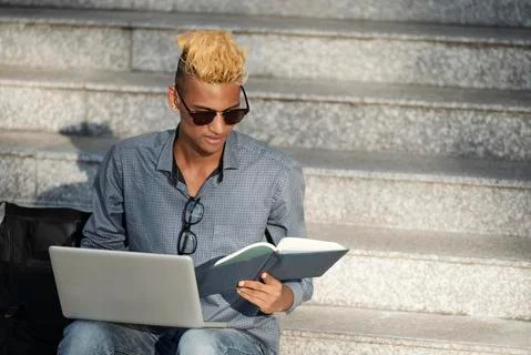 Learning programming Foto stock