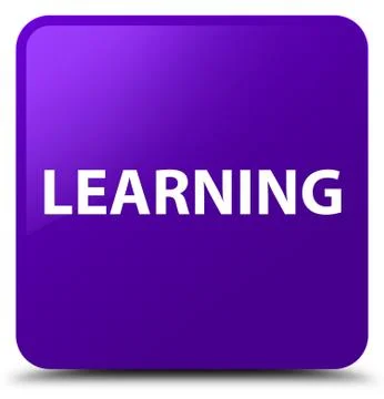 Learning purple square button イラスト素材