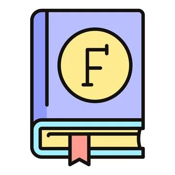 Learning reading studying book icon with bookmark Stockillustratie