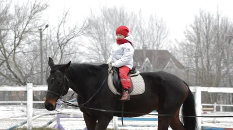 Learning to ride Stock Footage 35553787