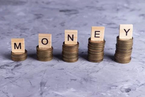 Learning to save money step by step Stock Photos