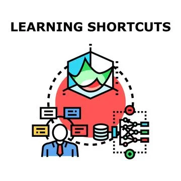 Learning shortcuts for optimization and data analysis Stock Illustration