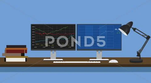 Learning stock basic for growth business Stock Illustration