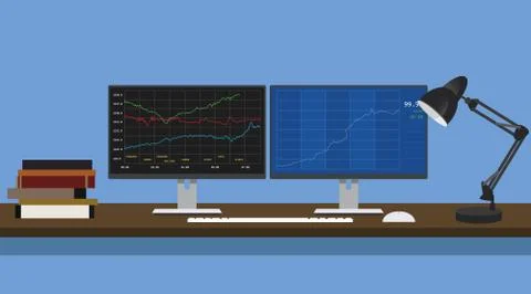Learning stock basic for growth business Stock Illustration