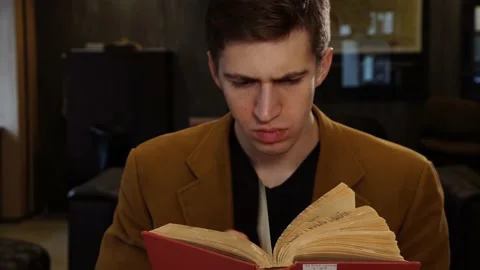 Learning, student in the library Stock Footage 155963052