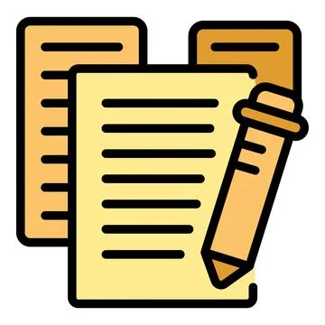 Learning study icon vector flat Stockillustratie