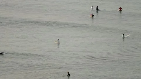 Learning to surf part 1 Stock Footage 10772145