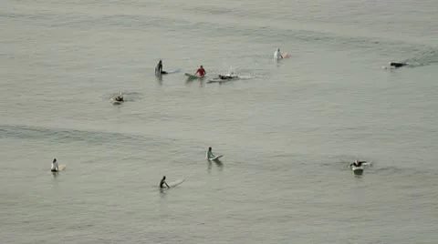 Learning to surf part 3 Stock Footage 10771860