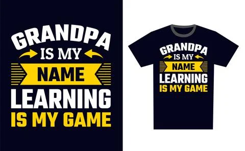 Learning T Shirt Design Template Vector Illustrazione stock