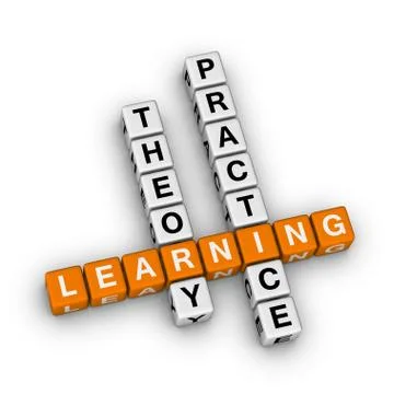 Learning - theory and practice Stock Illustration