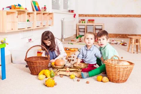 Learning through play Stock Photos