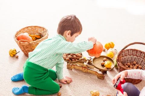 Learning through play Stock Photos