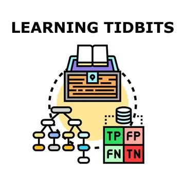 Learning tidbits for data analysis and machine learning Stockillustratie