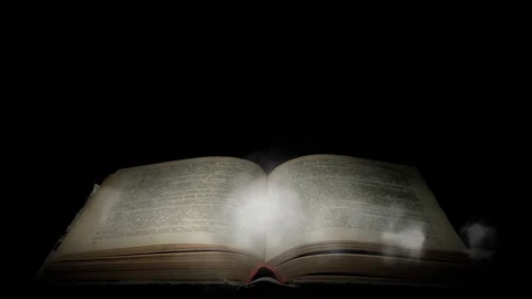 Learning time. Watch from the book is time for study Video stock 75762343