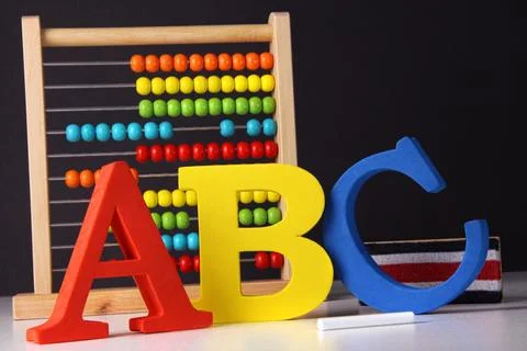 Learning tools ready for back to school Stock Photos