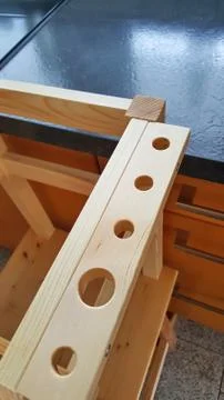 Learning tower for small children to build yourself Foto stock