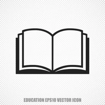 Learning vector Book icon. Modern flat design Stock Illustration