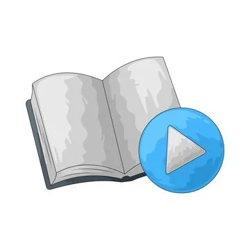 Learning video illustration Illustrazione stock