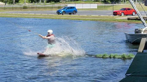 Learning To Wakeboard At Cable Ski Park Photos