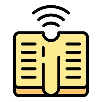 Learning webinar icon vector flat Stock Illustration