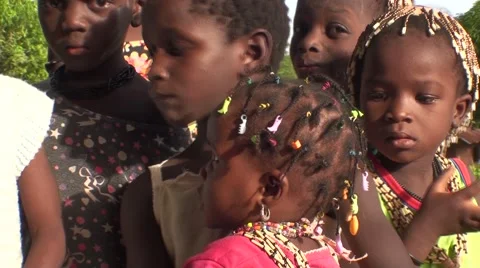 Learning for the young Diola of the senegal initiation rite Stock Footage 52251178