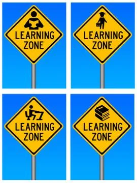 Learning zone Stock Illustration