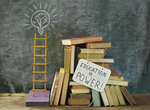 Learning,knowledge,education or back to school concept with books, education Stock Photos