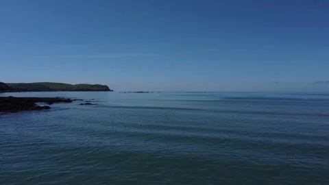 Leas Foot Sands Beach Devon Stock Footage 155340418
