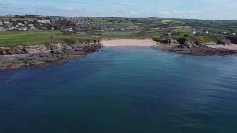Leas Foot Sands Beach Devon Stock Footage 155341140