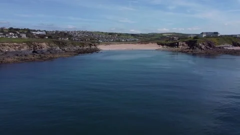 Leas Foot Sands Beach Devon Stock Footage 155341471