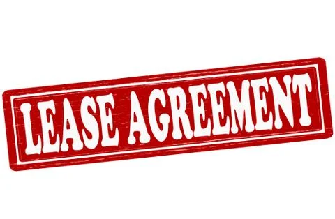 Lease agreement Stock Illustration