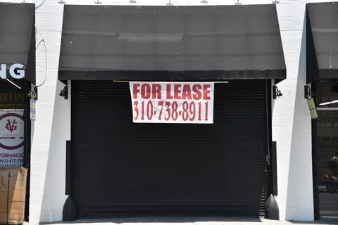 For Lease Stores Stock Photos