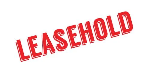Leasehold rubber stamp Stock Illustration