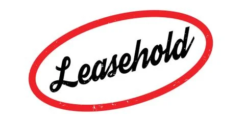Leasehold rubber stamp Stock Illustration