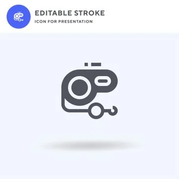 Leash Dog icon vector, filled flat sign, solid pictogram isolated on white, logo Stockillustratie