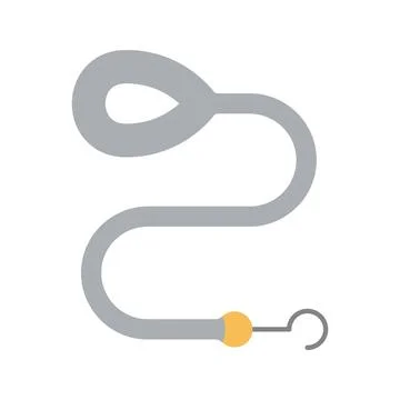 Leash icon vector image. Stock Illustration