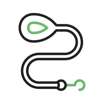 Leash icon vector image. Stock Illustration