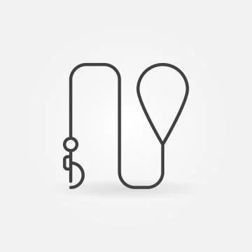 Leash vector icon Stock Illustration