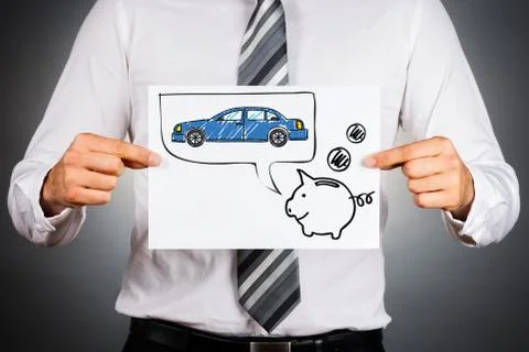 Leasing car concept. Stock Photos