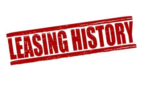 Leasing history Illustrazione stock