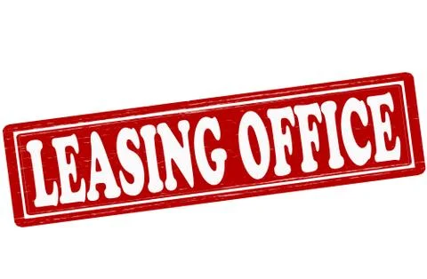 Leasing office Stock Illustration